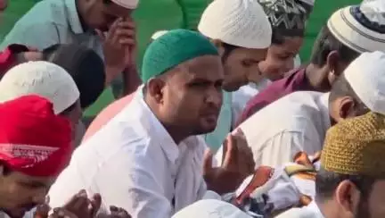 जगदीशपुर: नगर के ईदगाह पर मुस्लिम भाइयों ने बकरीद की नमाज अदा की, देश में अमन-चैन की मांगी दुआ