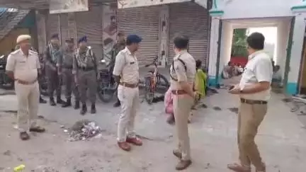 लखीसराय: लखीसराय में बकरीद को लेकर शहर में सुरक्षा की गई चाक-चौबंद