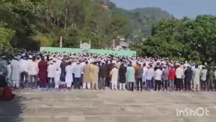 बागेश्वर: बकर ईद मुस्लिम समाज के लोगों ने धूमधाम से मनाई