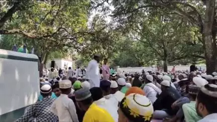 ইংরেজবাজার: সাতটারি এলাকায় পালিত হলো ঈদুল আযহার অর্থাৎ কোরবানি ঈদ