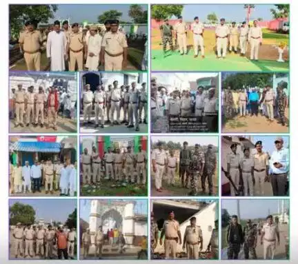 आज दिनांक 07.06.2025 को बकरीद के अवसर पर #बाँका_पुलिस सक्रियता के साथ मौजूद है !