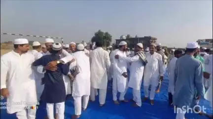 आमस: ईद-उल-अजहा पर आमस क्षेत्र में अदा की गई नमाज़, अमन-चैन की दुआ मांगी गई