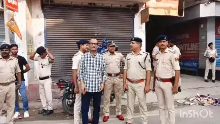 किशनगंज: जिले में बकरीद की नमाज़ को लेकर पुलिस व मजिस्ट्रेट तैनात