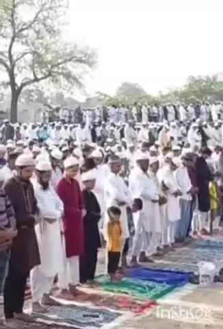 अनूपशहर: अनूपशहर, जहांगीराबाद व आहार में बकरीद पर हजारों नवाजियों ने ईदगाह पर नमाज अदा की