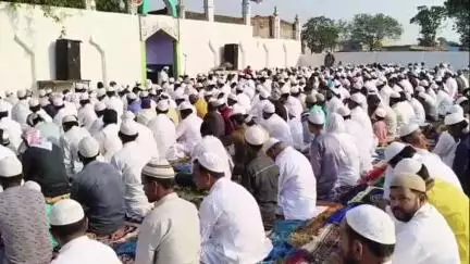चान्हो: चानहो में ईद-उल-अजहा की नमाज़ हर्षोल्लास के साथ अदा की गई