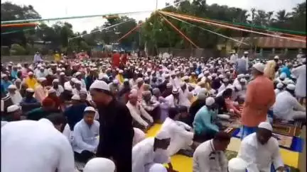 উদয়পুর: সারা দেশের সাথে পালিত হলো, কুরবানি ঈদ, সে ঈদের নামাজ কে কেন্দ্র করে গোমতী জেলা উদয়পুর মহকুমার অন্তর্গত জামজুরি গ্রামে