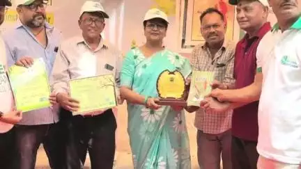 નાંદોદ: પર્યાવરણ ક્ષેત્રે ઉમદા કામગીરી કરનાર રાજપીપળા ના.
નમિતાબેન મકવાણાને શ્રી મુક્તજીવન પર્યાવરણ મિત્ર એવોર્ડ થી સન્માનિત.