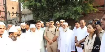 बागपत: DM-SP ने बकरीद पर्व को शांतिपूर्ण संपन्न कराने के लिए कोतवाली बागपत क्षेत्र के ईदगाह एवं नमाज स्थल का किया निरीक्षण