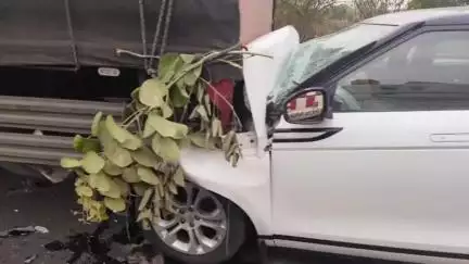 छपारा: नेशनल हाईवे 44 पर घुनई घाटी में खड़े ट्रक से कार की टक्कर, पांच लोग घायल