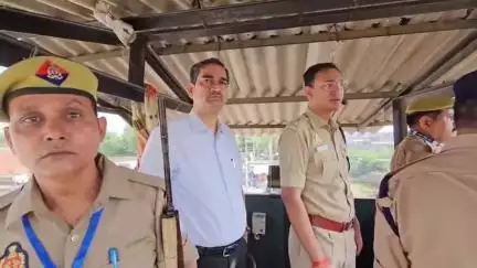 मथुरा: शाही ईद इदगाह मस्जिद के वॉच टावर से सीएम और SSP ने परखी सुरक्षा व्यवस्था