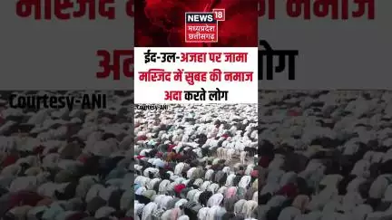 लोगों ने जामा मस्जिद में ईद-उल-अज़हा की नमाज़ अदा की। Shorts | N18S