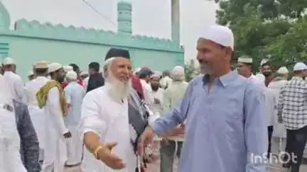 धामणगाव रेल्वे: मोहम्मद पुरा ईदगाह मैदान येथे बकरी ईद-उल अज्हा उत्साहात साजरा ,मुस्लिम बांधवांनी एकत्र नमाज केली अदा