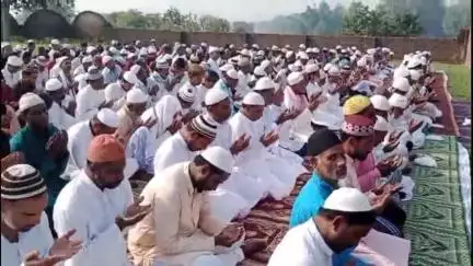 जामताड़ा: मिहिजाम में ईदगाह में ईद-उल-अजहा की नमाज़ अदा की गई, घरों में हुई कुर्बानी