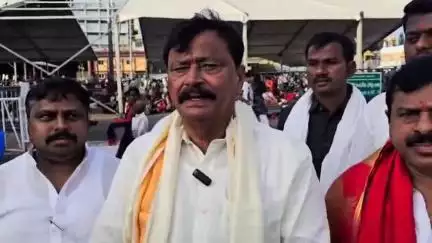 వెంకటేశ్వర స్వామిని దర్శించుకున్న ఎంపీ బికె పార్థసారథి