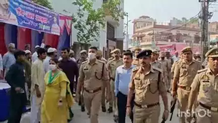 नजीबाबाद: डीएम और एसपी ने ईद-उल-अज़हा के अवसर पर किरतपुर में ईदगाह का किया निरीक्षण