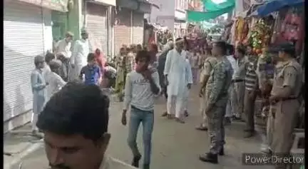 गोहद: गोहद नगर की 6 मस्जिदों में ईद उल अजहा की नमाज अदा, भारी पुलिस बल तैनात रहा