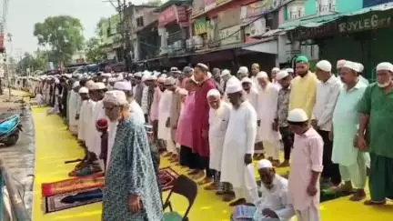 বারুইপুর: ব্যাপক উৎসাহের সঙ্গে পুরুষের ঈদ ঈদুল আযহা পালিত হল বারুইপুরে