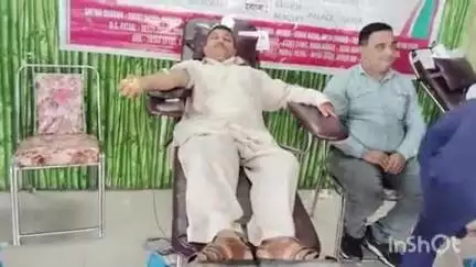 भोटा: 100 प्रतिशत दिव्यांग राजन कुमार ने 15वीं बार रक्तदान कर रचा मानवता का इतिहास