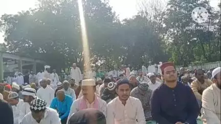 कोरबा: कोरबा में धूमधाम से मनाया गया बकरीद का त्योहार, ईदगाह पर अदा की गई नमाज, एक-दूसरे को दी मुबारकबाद
