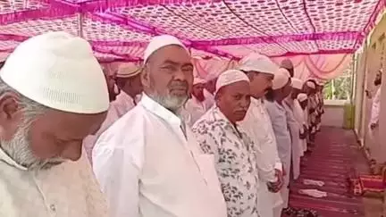 खिलचीपुर: शांति और सौहार्द के वातावरण में बकरीद ईद का पर्व मनाया गया, देश में सुख-शांति के लिए दुआ मांगी गई