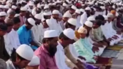 मंडला: ईदगाह में अदा की गई ईद-उल-अजहा की नमाज, अमन-चैन की दुआ मांगी गई