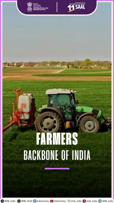 India has embarked on a transformative journey to ensure the well-being and prosperity of its farmers.