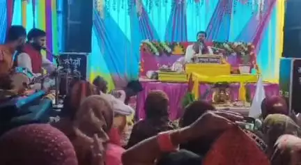 नंदप्रयाग: गंजेड में श्रीमद् भागवत महापुराण का आयोजन किया गया, सैकड़ों श्रद्धालु रहे मौजूद