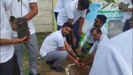 कुरई: खवासा टोल प्लाजा पर 'एक पेड़ माँ के नाम' कार्यक्रम का आयोजन किया गया