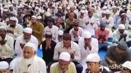 हरिद्वार: ज्वालापुर ईदगाह में हुई बकरीद की नमाज़, देश में अमन चैन और तरक्की की मांगी गई दुआ, हजारों मुस्लिमों ने की शिरकत
