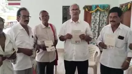 నగరం లో కౌలు రైతుల సమావేశం, అన్నదాత సుఖీభవ తో కౌలు రైతులను ఆదుకోవాలని డిమాండ్