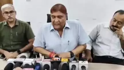 जगदीशपुर: बिहार के मंत्री डॉ. सुनील कुमार ने भागलपुर सर्किट हाउस में प्रेस को संबोधित किया