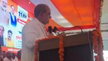 बुलंदशहर: केंद्र सरकार के 11 वर्ष पूर्ण होने के उपलक्ष्य में डीएम रोड स्थित एक होटल में भाजपा द्वारा कार्यक्रम का आयोजन किया गया