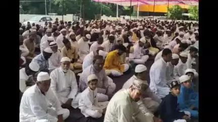 बड़ी सादड़ी: बड़ी सादड़ी में ईद-उल-अजहा का पर्व श्रद्धा के साथ मनाया गया
