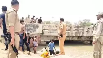 बिधूना: सहार क्षेत्र के पटना नहर में डूब रहे युवक की जान थानाप्रभारी पंकज मिश्रा ने बचाई, ग्रामीणों की मदद से युवक को निकाला