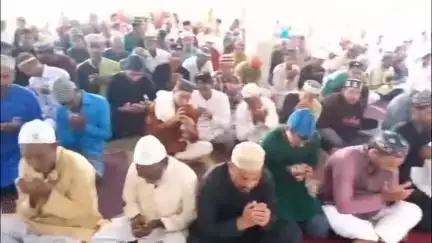 चंदनकियारी: भोजूडीह जामा मस्जिद में ईद-उल-अजाहा की नमाज अदा, पुलिस-प्रशासन रहा सतर्क
