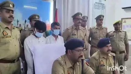 आगरा: पोईया घाट के पास अवैध मादक पदार्थ की तस्करी करने वाले गैंग के 2 अभियुक्त गिरफ्तार, कब्जे से ₹5 लाख का गांजा बरामद