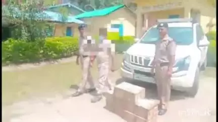 राजगढ़ी: पुलिस ने डामटा चैक पोस्ट पर लग्जरी कार से 5 पेटी अंग्रेजी शराब बरामद कर एक होटल व्यवसायी को किया गिरफ्तार