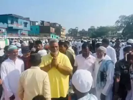 पूर्णिया पूर्व: पूर्णिया पूर्व प्रखंड एवं शहरी क्षेत्र में हर्षोल्लास के साथ मनाया गया बकरीद का पर्व, पुलिस प्रशासन तैनात रहा