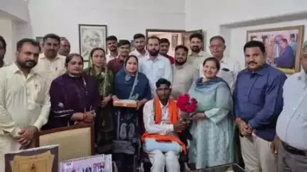 पंचकूला: रायपुर रानी भाजपा मंडल के पदाधिकारी विधायक शक्ति रानी शर्मा से मिले, कई मुद्दों पर हुई चर्चा