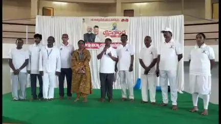 జిల్లా విద్యాశాఖ ఆధ్వర్యంలో యోగాంధ్ర 2025 కార్యక్రమం
