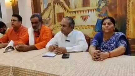 रूड़की: हरिद्वार रोड पर स्थित एक होटल में भाजपा ने आयोजित की प्रेस वार्ता