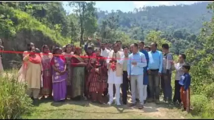 डीडीहाट: विधायक बिशन सिंह चुफाल ने लामाघर से बजीबाला मोटर मार्ग का किया शुभारंभ