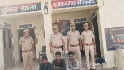 जहाज़पुर: शक्करगढ़ थाना पुलिस ने दान पेटियों से चोरी करने वाले गिरोह का किया पर्दाफाश