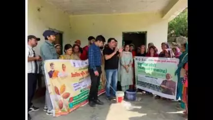 मुनस्यारी: कृषि विज्ञान केंद्र पिथौरागढ़ के वैज्ञानिकों ने मुनस्यारी में चलाया विकसित कृषि संकल्प अभियान