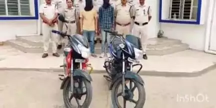 ब्यौहारी: ब्यौहारी पुलिस ने दो स्थानों से मोटरसाइकिल चोरों को पकड़ा, मोटरसाइकिलें बरामद