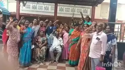 నర్సీపట్నంలో మధ్యాహ్న భోజన పథక నిర్వాహకుల మండల కమిటీ ఎన్నిక, సమస్యలపై పోరాటానికి సిద్ధం