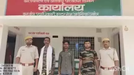 हंटरगंज: चकला में वन भूमि पर अवैध कब्जा कर मकान बनाने वाला एक युवक गिरफ्तार, जेल भेजा गया