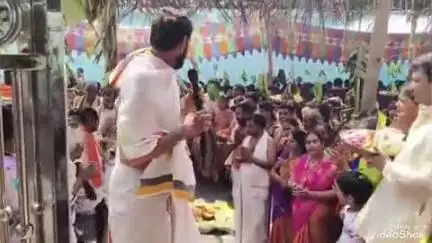 పోతనపల్లి లో నూతనంగా నిర్మించిన రామాలయంలోవైభవంగా దేవతా విగ్రహాల ప్రతిష్ట : పాల్గొన్న ఎస్.కోట ఎమ్మెల్యే కోళ్ల లలిత కుమారి