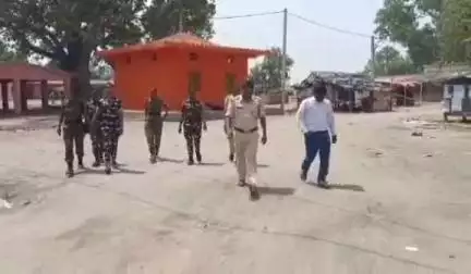 तरहसी: बकरीद को लेकर तरहसी में सुरक्षा के पुख्ता इंतजाम, 7 मजिस्ट्रेट और 52 पुलिसकर्मी तैनात