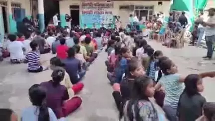 भिंड नगर: भिंड के किशोरी पब्लिक स्कूल में भारत विकास परिषद के सात दिवसीय बाल संस्कार शिविर का समापन